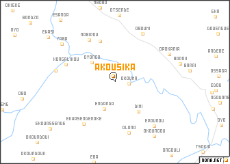 map of Akousika