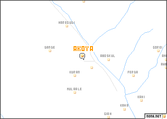 map of Ākoya