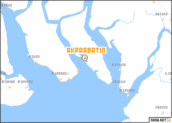 map of Akpa Abatin