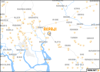 map of Akpaji