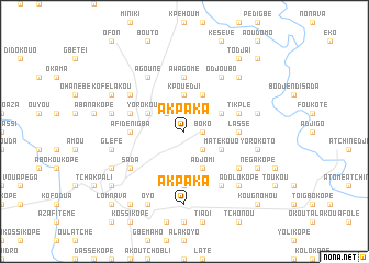 map of Akpaka