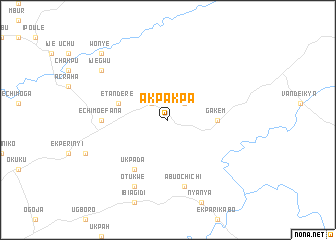 map of Akpakpa