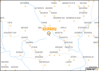 map of Akpamu