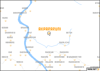 map of Akpararuni