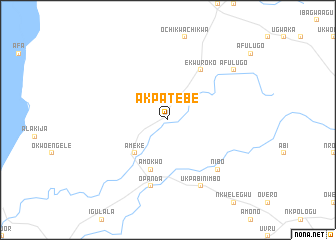 map of Akpatebe