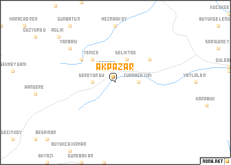 map of Akpazar