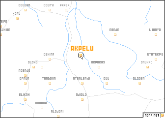 map of Akpelu