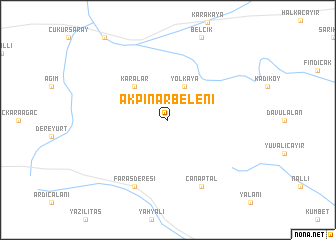 map of Akpınarbeleni