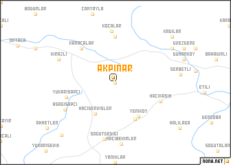 map of Akpınar