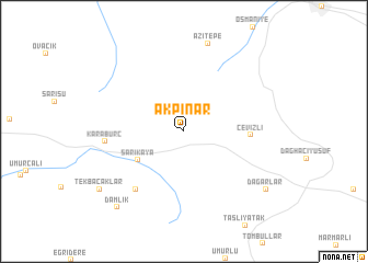 map of Akpınar