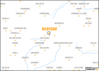 map of Akpınar