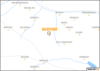 map of Akpınar