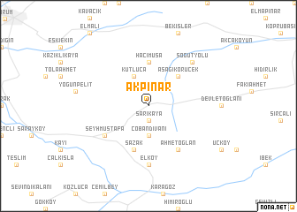 map of Akpınar