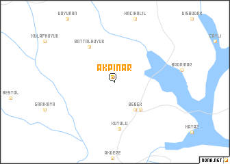 map of Akpınar