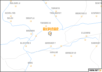 map of Akpınar