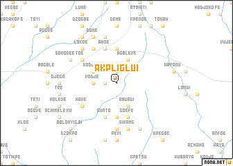 map of Akpliglui