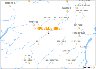 map of Akpobeleiowei