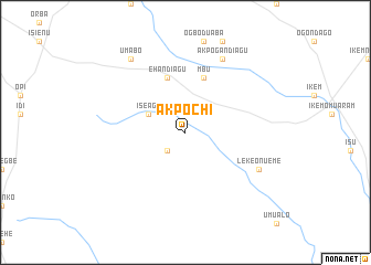 map of Akpochi