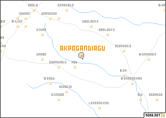 map of Akpoga Ndiagu