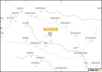 map of Akpoga