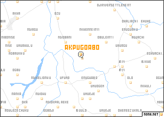 map of Akpugo Abo