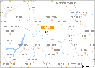 map of Akpugo