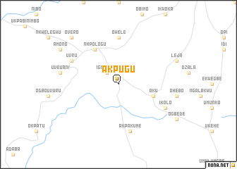 map of Akpugu