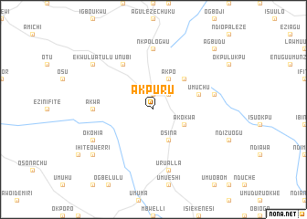 map of Akpuru