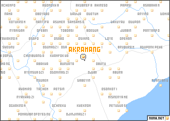 map of Akramang