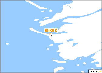 map of Akrar