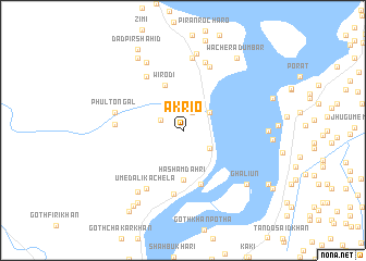 map of Akrīo