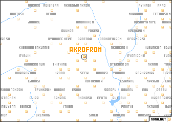 map of Akrofrom