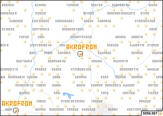 map of Akrofrom