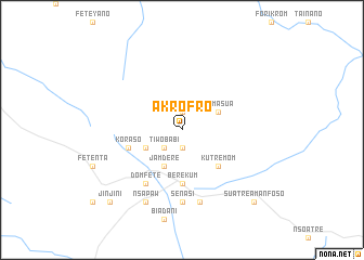 map of Akrofro