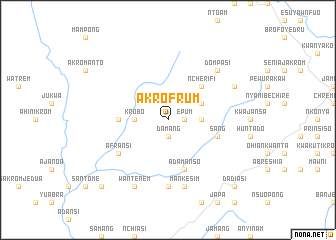 map of Akrofrum