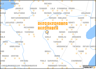 map of Akromabra