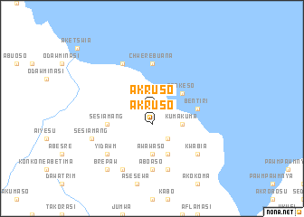 map of Akruso