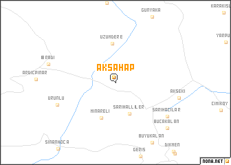 map of Akşahap