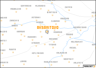 map of Aksamitovo