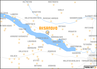 map of Aksanovo