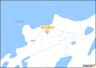 map of Aksary