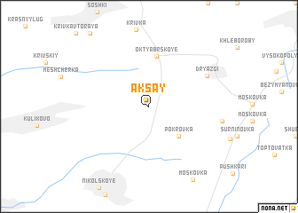 map of Aksay