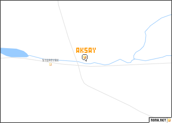 map of Aksay