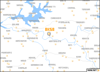 map of Aksa