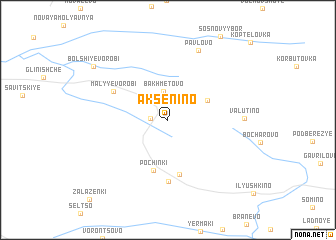 map of Aksenino