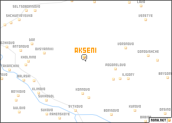 map of Akseni