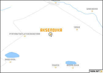 map of Aksenovka