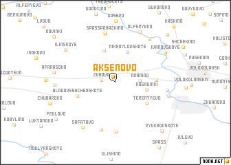 map of Aksënovo