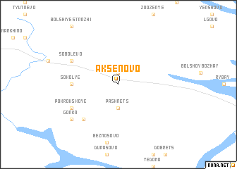 map of Aksënovo