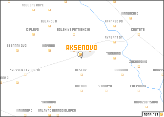 map of Aksënovo